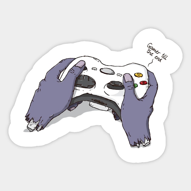 Gamer For Life Sticker by weirdofared